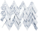 3D Relief Carrara Venatino Natural Stone Mosaic 353x227x Solidmm tile