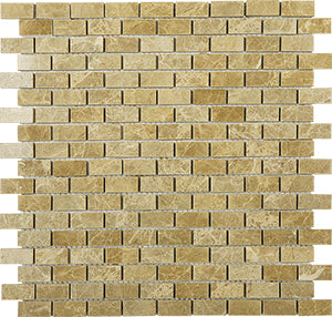 Classic Emperador Light Polished Natural Stone Mosaic 306x306mm tile