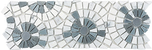 Joy 03 Multi Azul Natural Stone Mosaic 100x300mm tile