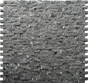 Natural Split Nero Marquina Natural Stone Mosaic tile