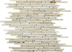 Bullets Pyramid Gold Natural Stone Mosaic tile