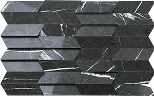 3D Relief Persian Blue Solid Natural Stone Mosaic tile