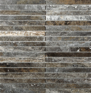 Classic Pyramid Silver Natural Stone Mosaic tile