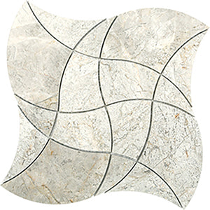 Hip Hop Silver Grey Natural Stone Mosaic tile