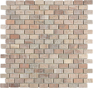 Classic Timber Brown Natural Stone Mosaic tile