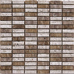 Bluetooth Travertine Noce Natural Stone Mosaic tile