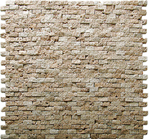 Natural Split Travertine Noce Natural Stone Mosaic tile