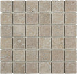 Classic Travertine Noce Polished Natural Stone Mosaic 300x300mm (MM-TRAN-50P) tile