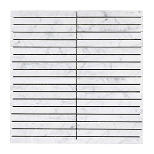Strip Carrara Natural Stone Mosaic tile