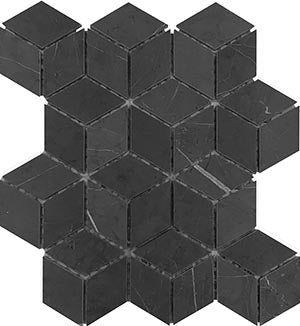 Diamond Cube 45x78 Pietra Grey Natural Stone Mosaic tile