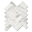 Brick Wave Calacatta Natural Stone Mosaic tile