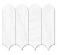 Feather Pearl White Natural Stone Mosaic tile