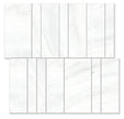 Nova Brick Pearl White Natural Stone Mosaic tile