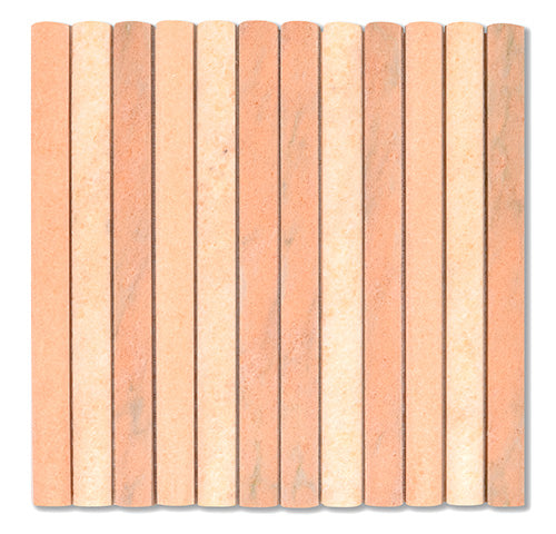3D Flute Rosa Natural Stone Mosaic tile