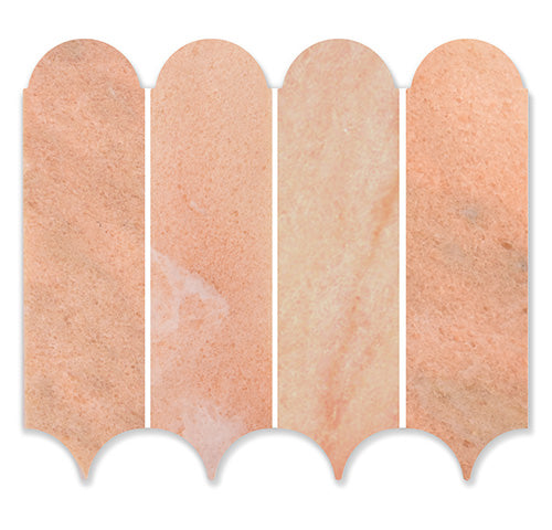 Feather Rosa Natural Stone Mosaic tile