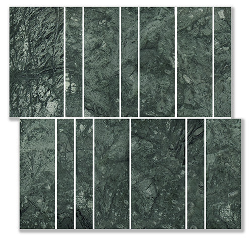 Nova Brick Verde Alpi Natural Stone Mosaic tile