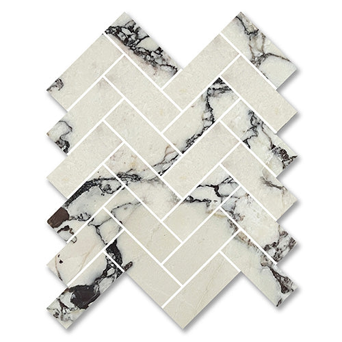 Brick Wave Viola Natural Stone Mosaic tile