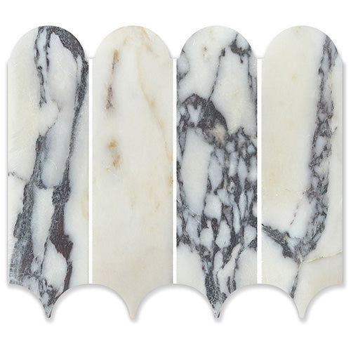 Feather Viola Natural Stone Mosaic tile