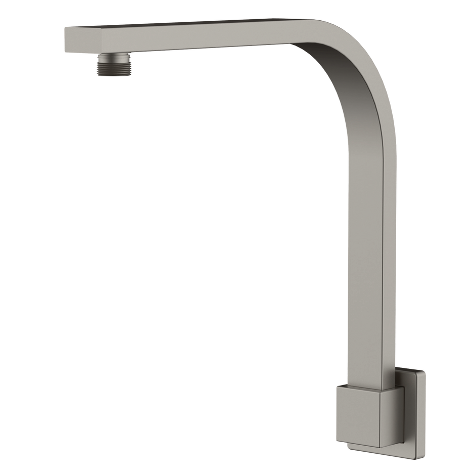 Monaco Raised Wall Mounted Shower Arm in Brushed Nickel