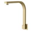 Monaco Raised Wall Mounted Shower Arm in Classic Gold