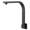 Monaco Raised Wall Mounted Shower Arm in Matte Black