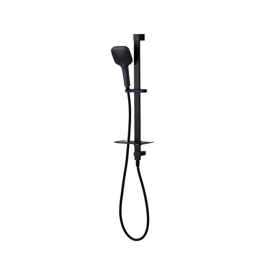 Monaco Hand Shower With Rail in Matte Black