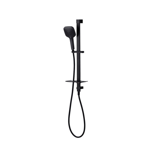 Monaco Hand Shower With Rail in Matte Black