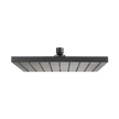 Monaco Shower Rose 250mm in Gunmetal