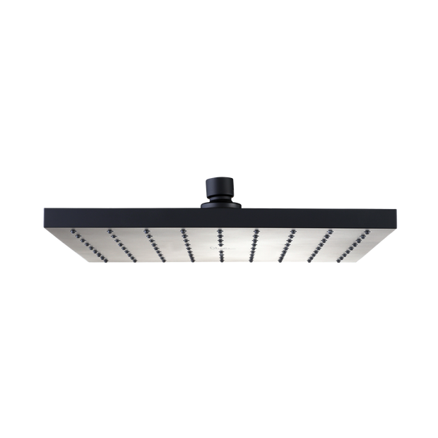 Monaco Shower Rose 250mm in Matte Black