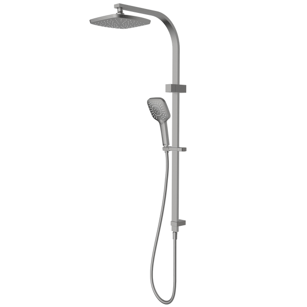 Monaco Dual Shower Set in Brushed Nickel