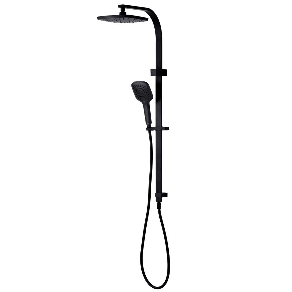 Monaco Dual Shower Set in Matte Black