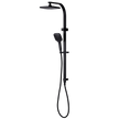 Monaco Dual Shower Set in Matte Black