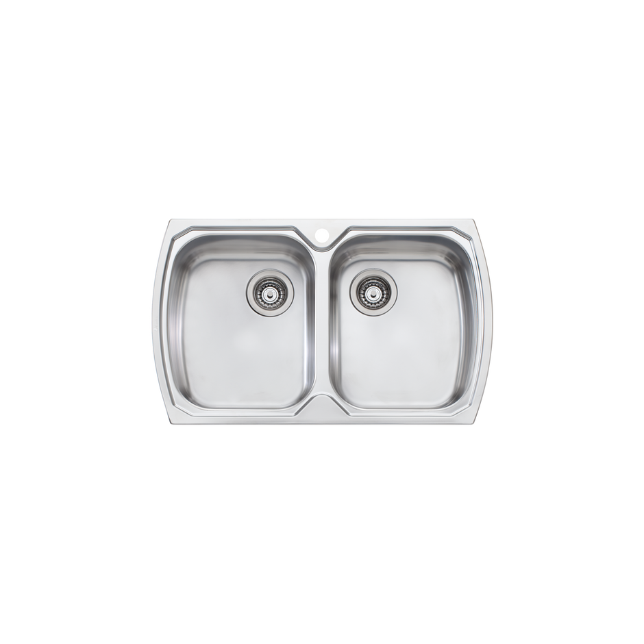 Monet Double Bowl Topmount Sink