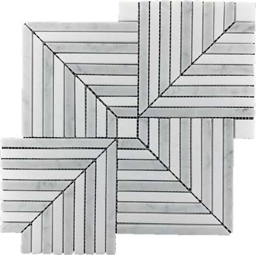 MODERN CARRARA + THASSOS HONED
