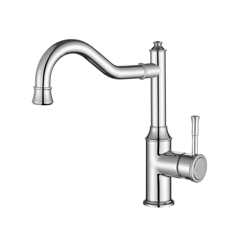 Montpellier Shepherd’s Crook Kitchen Mixer - chrome