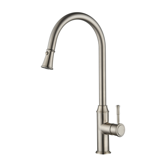 Montpellier Pull-Out Kitchen Mixer - brushed-nickel