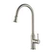 Montpellier Pull-Out Kitchen Mixer Brushed Nickel