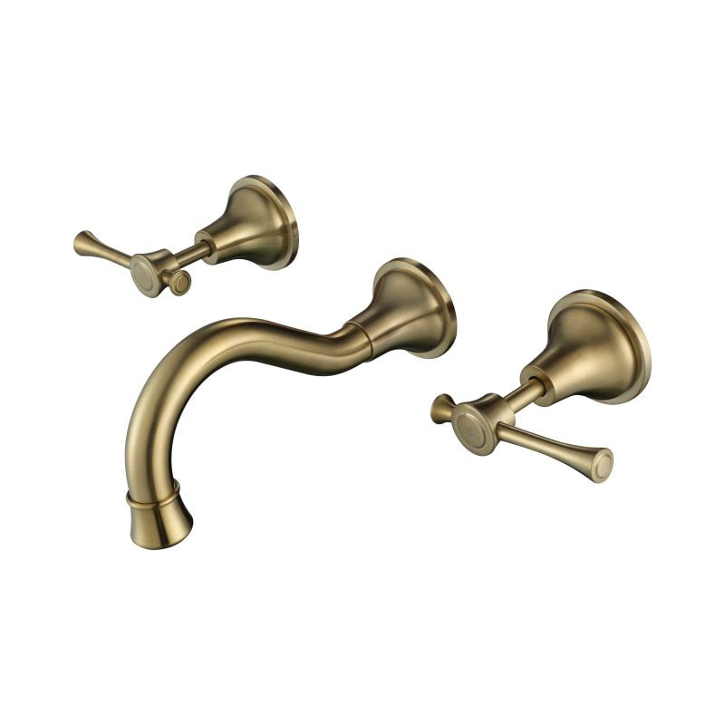 Montpellier Wall Spa & Sink Set - brushed-bronze
