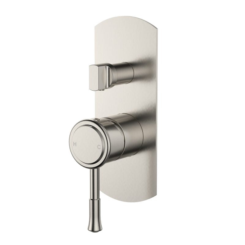 Montpellier Shower Diverter Mixer - brushed-nickel
