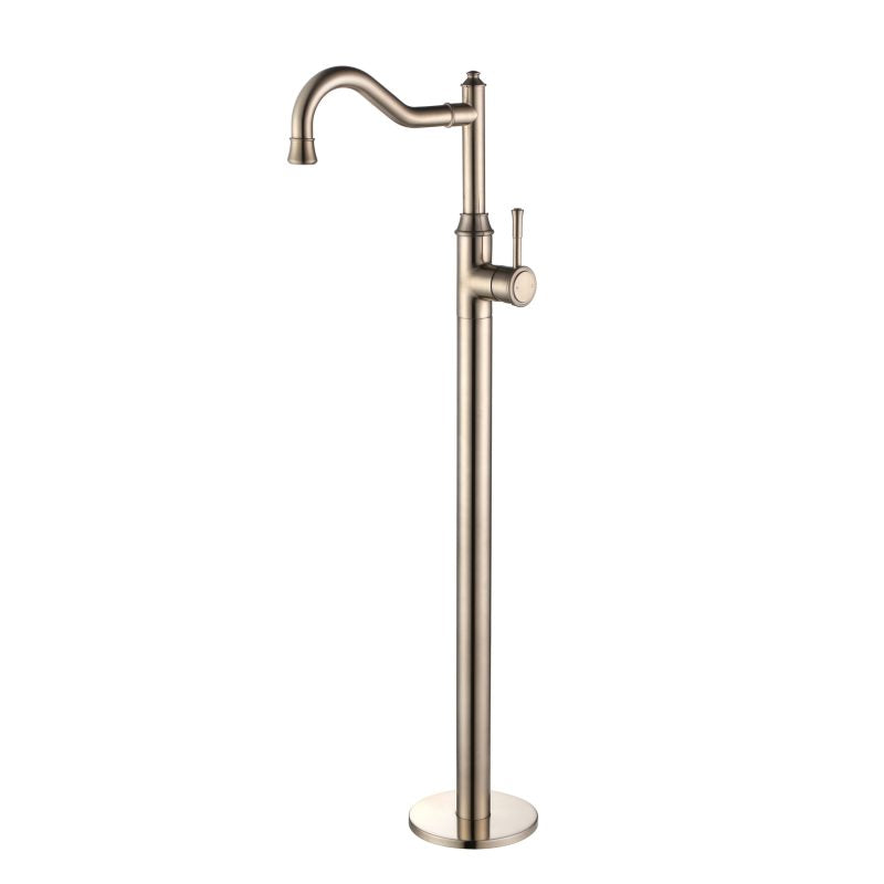 Montpellier Freestanding Bath Mixer - brushed-nickel