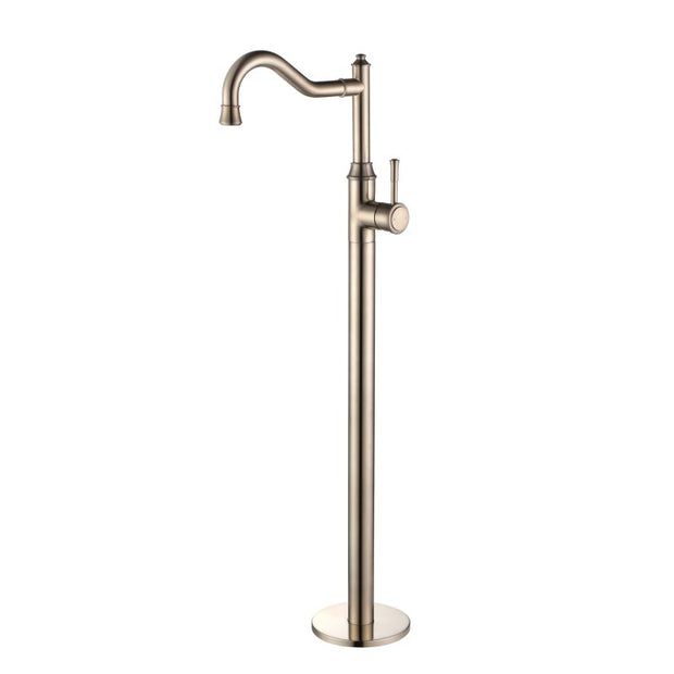 Montpellier Freestanding Bath Mixer - brushed-nickel