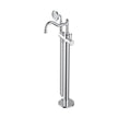 Montpellier Freestanding Bath Mixer with Hand Shower - chrome