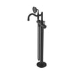 Montpellier Freestanding Bath Mixer with Hand Shower - matte-black