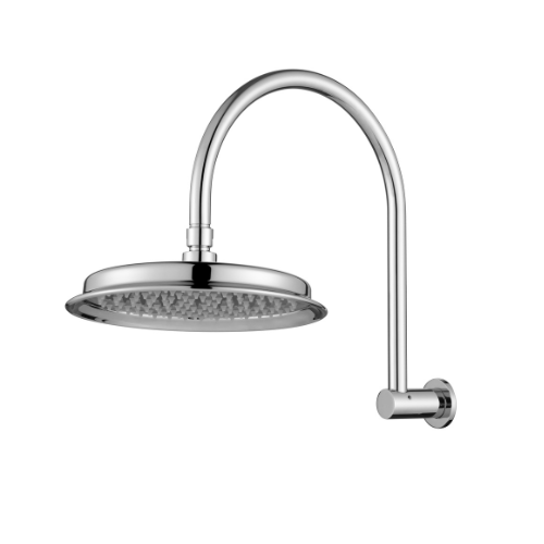 Montpellier Shower Arm With Shower Head - chrome