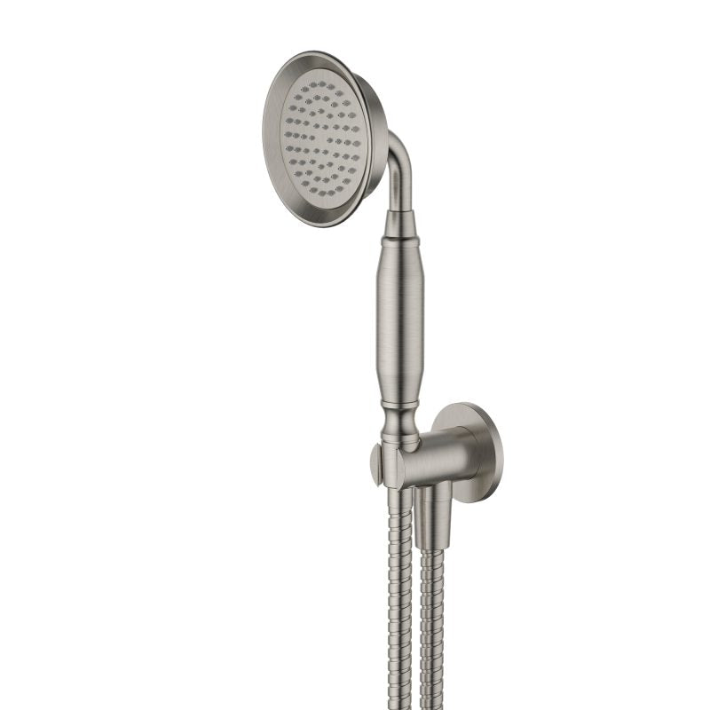 Montpellier Hand Shower on Bracket - brushed-nickel