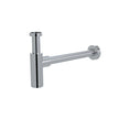 Round bottle trap for 32mm basin waste - Polished Chrome