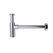 Round bottle trap for 32mm basin waste - Polished Chrome