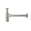Round bottle trap for 32mm basin waste - PVD Brushed Nickel