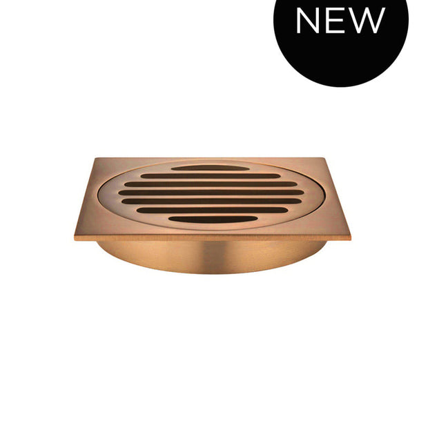 Square Floor Grate Shower Drain 100mm outlet