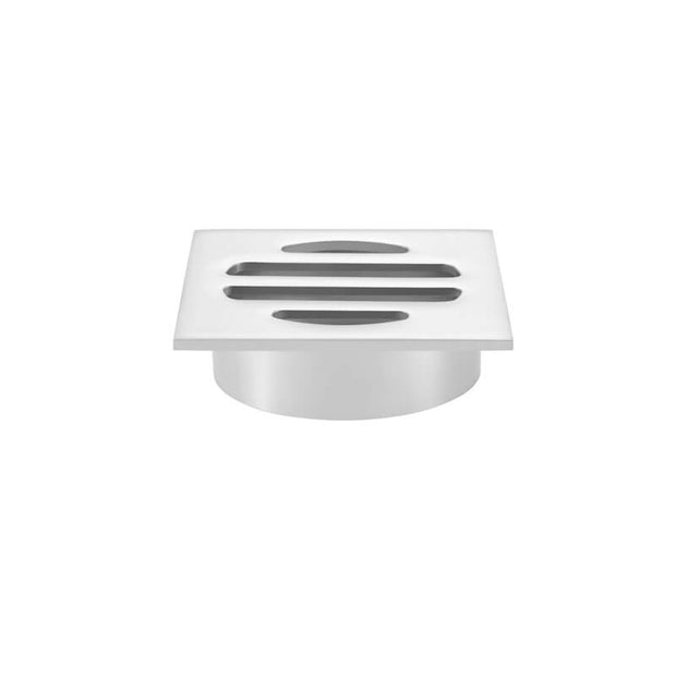 Square Floor Grate Shower Drain 50mm outlet - Polished Chrome